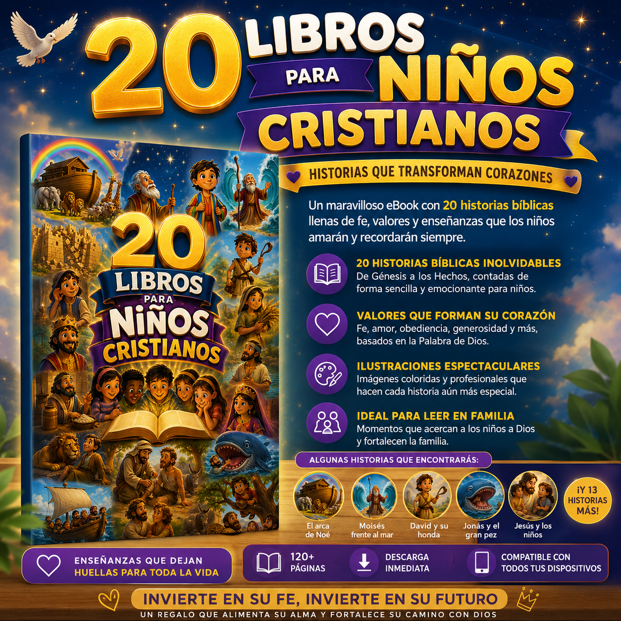 20 cuentos para niños cristianos